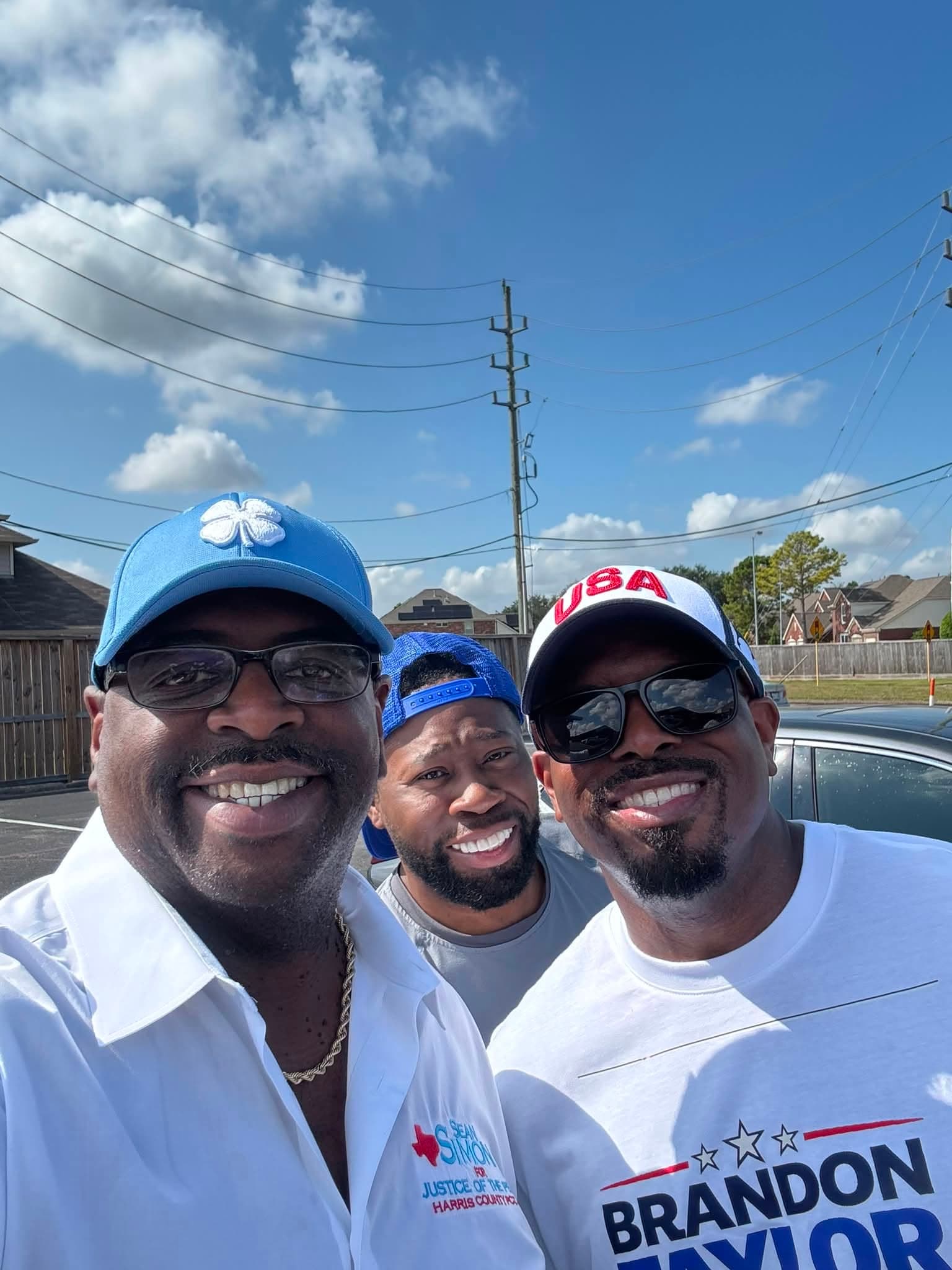 Community leaders together during the Northwest Houston block walk